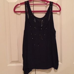 Black tank from lush